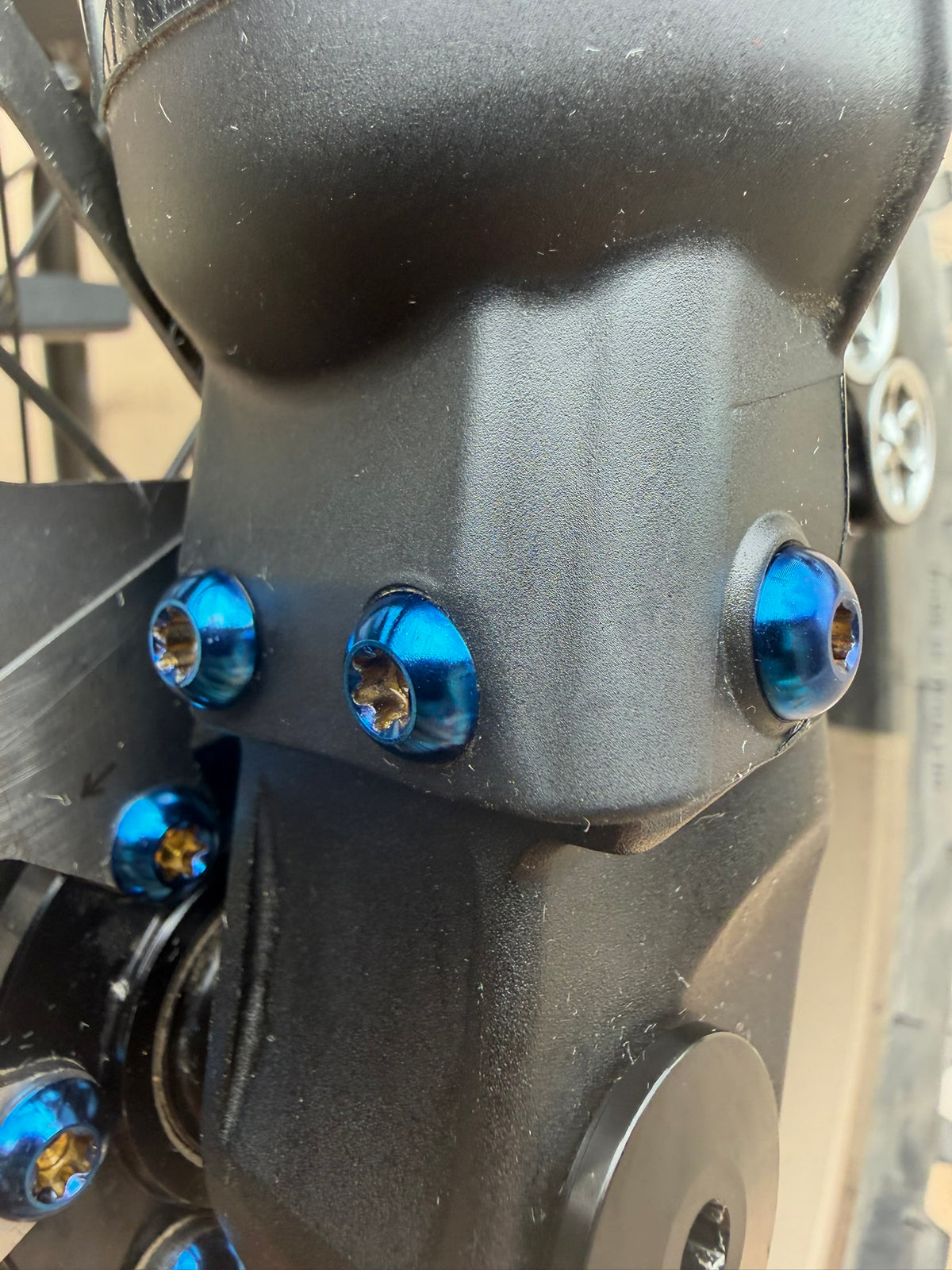 Titanium Super 73 Fork Guard Bolts