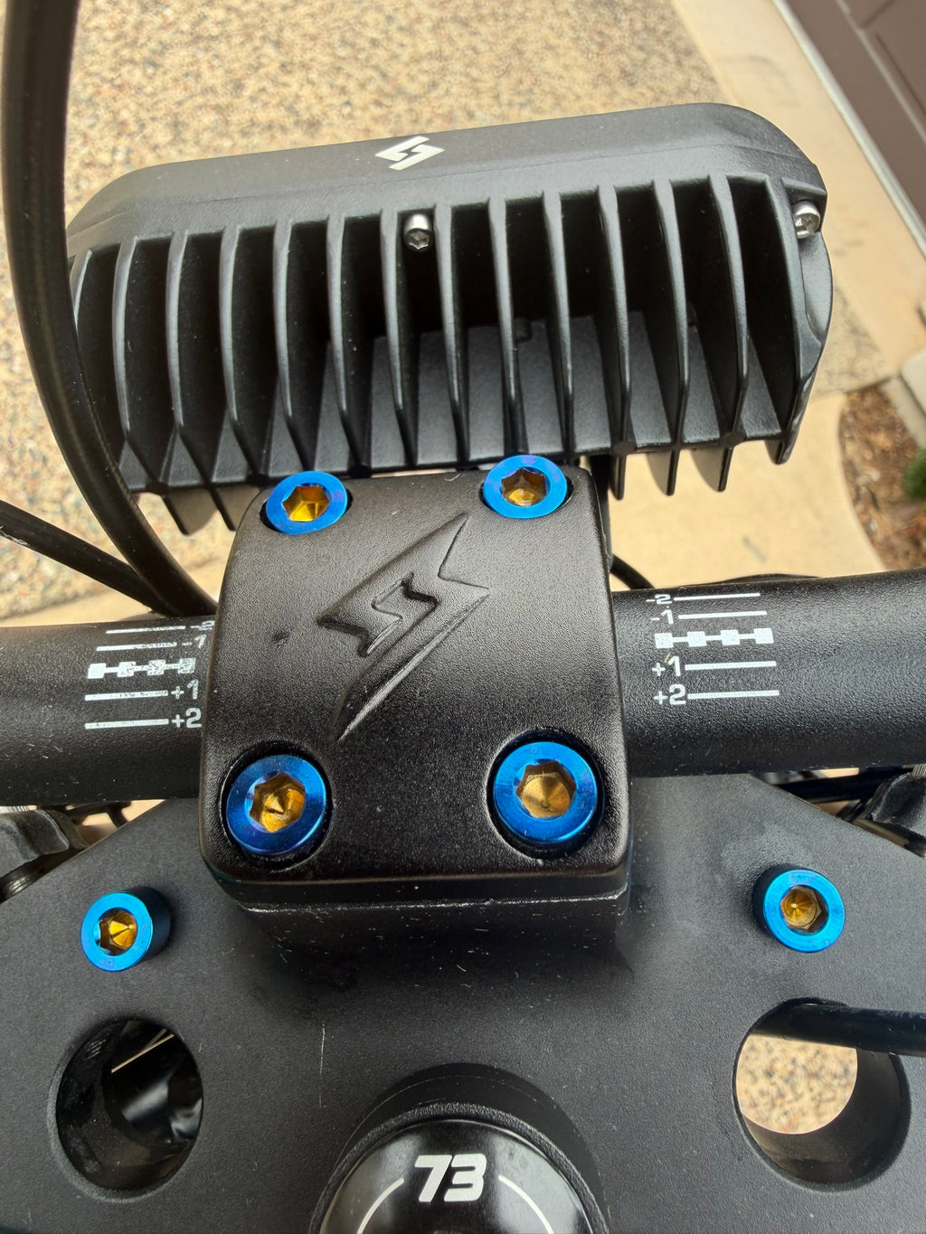 Super 73 Titanium Handlebar Clamp Bolts