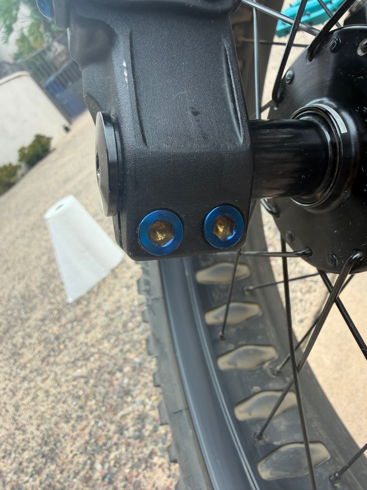 Titanium Super 73 Fork Bolts