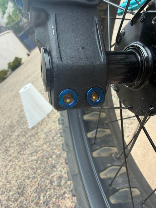 Titanium Super 73 Fork Bolts