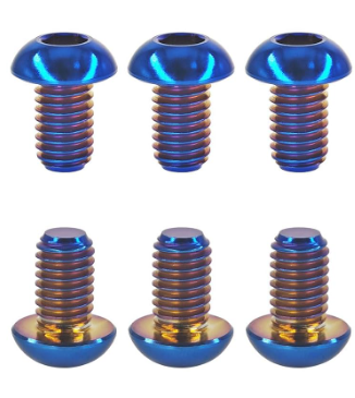 Titanium Super 73 Fork Guard Bolts